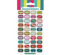 Paper Projects 01.70.04.025 Captions Sparkly Reusable Stickers, White, 19.5cm x 9.5cm