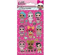 Paper Projects 01.70.06.143 Character Foil L.O.L. Surprise Sparkly Reusable Stickers, 19.5cm x 9.5cm