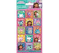Paper Projects 01.70.12.054 DreamWorks Gabby's Dollhouse Sparkly Reusable Reward Stickers Official Licensed Product, Multi-Coloured, One Size
