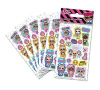 Paper Projects 01.70.15.051 15.051 L.O.L. Present Surprise Stickers (6 Sheets) | Official Licensed Product | Perfect as Party Bag or Stocking Fillers, White, 12.5cm x 7.5cm