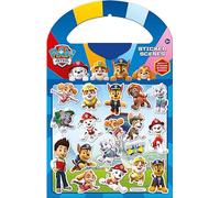 Paper Projects 01.70.29.011 Paw Patrol Activity Set-Includes Six Scenes and Over 50 Reusable Stickers, Blue, 23.5cm x 15cm