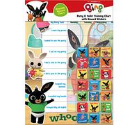 Paper Projects 01.70.30.014 Bing Potty & Training Reward Chart and Reusable Stickers