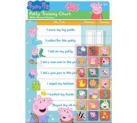 Paper Projects 01.70.30.022 Peppa Pig Potty and Toilet Training Reward Chart and 56 Sparkly Stickers, Pink