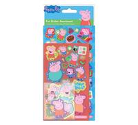 Paper Projects 01.70.31.001 Peppa Pig Assortment Pack (3 Types of Stickers), Blue, 24.5cm x 11cm
