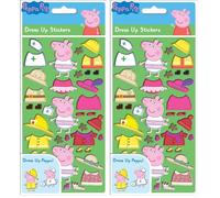 Paper Projects 01.70.34.001 Peppa Pig Chunky Foam Dress Up Stickers, Small (Pack of 2)