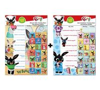 Paper Projects Bing Reward Chart Bumper Pack - Potty and Toilet Training Chart & Bath and Bedtime Reward Chart | Official Licensed Product | Includes Reusable Stickers, 29.7cm x 42cm