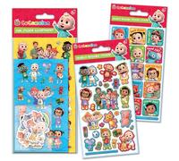 Paper Projects CoComelon Assorted Sticker Bundle Pack | Big Bundle for Scrapbooking and Decoration | Reusable on Non-Porous Surfaces