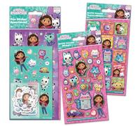 Paper Projects Gabby's Dollhouse Assorted Sticker Bundle Pack | Big Bundle for Scrapbooking and Decoration | Reusable on Non-Porous Surfaces