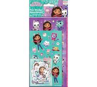 Paper Projects Gabby's Dollhouse Assortment Sticker Pack | Includes 3 Types of Stickers | Perfect for Decoration and Scrapbooking