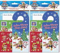 Paper Projects Paw Patrol Christmas Letter to Santa Pack | Also Includes Door Hanger, Stickers, and Envelope | Perfect for Christmas (Pack of 2)