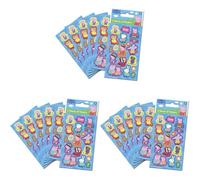 Paper Projects Peppa Pig Blue Party Bag Sticker Pack (6 Sheets) | Official Licensed Product | Perfect as Party Bag or Stocking Fillers,12.5cm x 7.5cm (Pack of 3)
