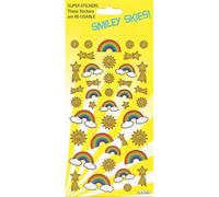 Paper Projects Reusable Rainbows & Sun Stickers Yellow (One Size)