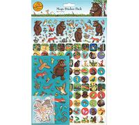 Paper Projects The Gruffalo Mega Sticker Pack | Three Types of Stickers (Around 150 Total) | Reusable on Non-Porous Surfaces,Blue,29.7cm x 21cm