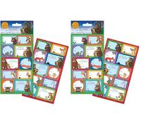 Paper Projects The Gruffalo's Child Christmas Theme Gift Label Stickers | Includes 20 Adhesive Labels | Perfect for Decorating Presents (Pack of 2)