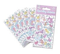Paper Projects Unicorns Party Bag Stickers (6 Sheets) | Perfect as Party Bag or Stocking Fillers, White, 12.5cm x 7.5cm