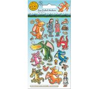 Paper Projects Zog Sparkly Reusable Stickers | Official Licensed Product | Reusable on Non-Porous Surfaces