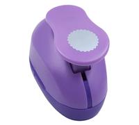 Paper Punch Card Making Scrapbooking Punch Decorative Handheld Hole Punch Shapes Tag Puncher PP Material Sturdy Design Suitable for Kids Gift Wrapping, Wave Circle