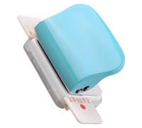 Paper Punch for 6/20/26/30 Holes, Light Blue Multi-Hole Puncher with Ruler, 5 Sheet Capacity for A4 A5 Loose Leaf Planner, 0.24 in / 0.6 cm Hole Diameter, Manual Binding Tool for Notebooks