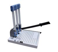 Paper Punch with Adjustable Ruler and Cutter, Drills Up to 150 Pages, Ideal for Home, School, Office Binding