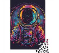 Paper Puzzle 1000 Pieces Astronaut Jigsaw Creative Rectangular Puzzle Great Jigsaw Puzzle For Adults 1000pcs (38x26cm)