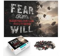 Paper Puzzle, 1000 Pieces, Fear Kills Dreams, 1000pcs (40x28cm) | For shared family time: Adult jigsaw puzzle with 1000 pieces can be enjoyed across several sessions.