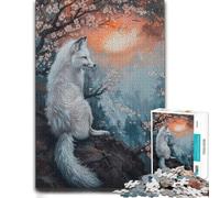 Paper Puzzle for Adults Fox Magical Fairy Tale Sun 1000pcs (38x26cm) | A printed paper puzzle on rainy days for steady concentration.