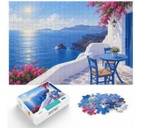Paper Puzzle for Adults Greece+Santorini 1000pcs (38x26cm)