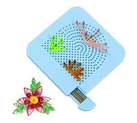 Paper Quilling Board - 20 Needles Curling Tool, Winding Disc Guide, Craft Grid System | Creative Papers Crafting Accessories With Controlled Shaping Support For DIY Design Projects
