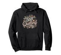Paper Quilling Night Owl Late Crafter Quiller Pullover Hoodie