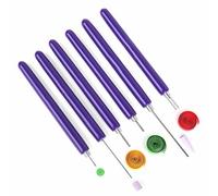 Paper Quilling Tool, 6pcs Slotted Quilling Tools, Different Sizes Quilling Tool Quilling Needle Pen for Quilling Strips, Multifunctional Quilling Slotted Pen Rolling Quilling Paper Crafts