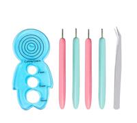 Paper Quilling Tools Set, 6 Pcs Handmade Flower Rolling Tool, Paper Flower Tools, Handmade Rolling Curling Quilling Needle Pen, Paper Quilling Slotted Tools, DIY Paper Flowers Making