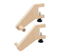 Paper Roll Holder | Set of 2 Space-Saving Drawing Easel, Roll Holder for Tables of 2-5 cm Thick | for Teens and Adults in Desk Room Games Classroom and Office