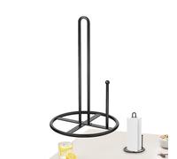 Paper Roll Holder | Standing Holder - Iron Napkin Holder with Non Slip Heavy Base for Home Organization, Dining Table and Bathroom