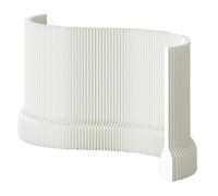 Paper Room Divider, Folding Privacy Screens, Portable Office Partition Wall for Home Office, Hotels, Coffee Shop, Indoor Wall Separator, Exhibition & Clothing Stores(White,LxWxH:(500~600)x18x180 cm)