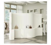 Paper Room Divider, Folding Room Divider Screen, Portable Divider Folding Freestanding Partition Screen, Folding Screen Partition, For Office Room, Studio(White,H150xL500-600cm)