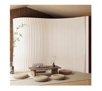 Paper Room Divider, Room Divider Retractable Room Divider Folding Privacy Screen, Flower Shop Clothing Store Coffee Shop Party Decoration Room Temporary Partition Paper W,White-4x2.2 m/13.12x7.22 ft