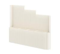 Paper Room Divider Screen, Folding Paper Wall Divider, Foldable Display Room Divider Screen With Shelves, Privacy Screens, For Home/Office/Exhibition/Gallery(H1.6xW0.43xL2-3m)