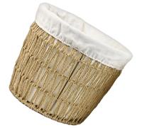 Paper Rope Crafted Snacks Basket Space Saving Container Multifunctional Woven Storage Bin For Books Toy Essential Decorative Iron Frame Storage Basket