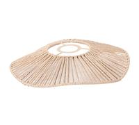 Paper Rope Woven Lamp Shade 11.8 Inch Simulation Rattan Lamp Shade Retro Boho Style Pendant Light Rustic Ceiling Light for Living Room Bedroom Office Hotel Rattan