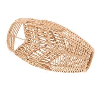 Paper Rope Woven Pendant Lampshade Cylinder for Bedroom Ceiling Light | Retro Boho Style, Easy Replacement Shade, Hand Woven Finish, for Study Room and Floor Lamps