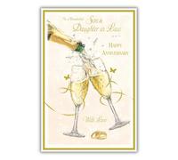 for A Special Son & Daughter in-Law on Your Wedding Anniversary Card