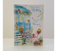 Paper Rose Female Wishing You A Special Birthday Card - Summer House