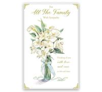 Paper Rose For All The Family with Sympathy Card