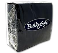 Paper Serviettes Soft Napkins 33x33cm 2PLY BulkySoft Solid Colours Choose Colours (Black, 100)