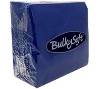Paper Serviettes Soft Napkins 40x40cm 2PLY BulkySoft Solid Colours Choose Colours (Dark Blue, 100)