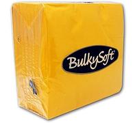 Paper Serviettes Soft Napkins 40x40cm 2PLY BulkySoft Solid Colours Choose Colours (Yellow, 100)