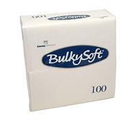 Paper Serviettes Soft Napkins 40x40cm 2PLY BulkySoft White, 100