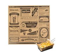 Paper Sheets 200 Pieces Dry Waxed Food Basket Liner for | Serving and packaging, robust grease-resistant wrap with non-stick, wax paper sheets for bread, sandwiches