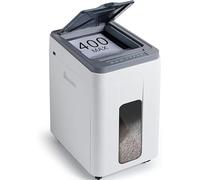 Paper Shredder Heavy Duty Home Use: 400-Sheet Auto Feed P5 Micro-Cut for Office Business School Document Credit Card Shredding with Jam-Proof Design