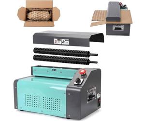 Paper Shredding and Packaging Filling Machine for Corrugated Cardboard and A4 Paper, Efficient 5m/min Speed and 325mm Width, Ideal for Carton, Paperboard, and Film Processing